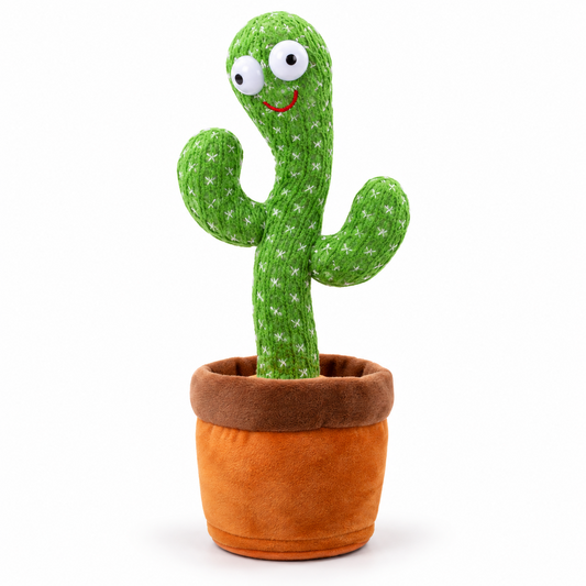 Interactive Dancing Cactus Plush Toy
