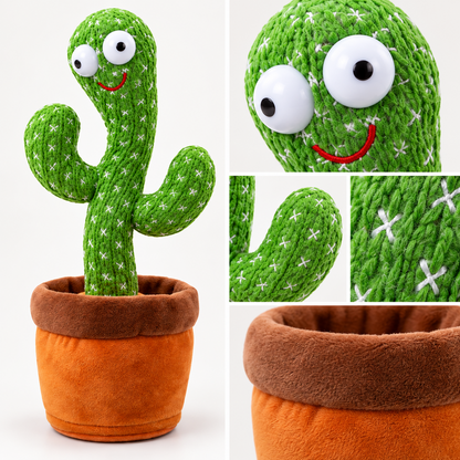 Interactive Dancing Cactus Plush Toy
