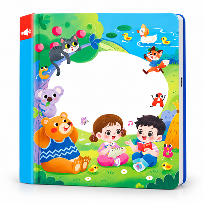 Rechargeable Animal Interactive Learning Book for Ages 0–6