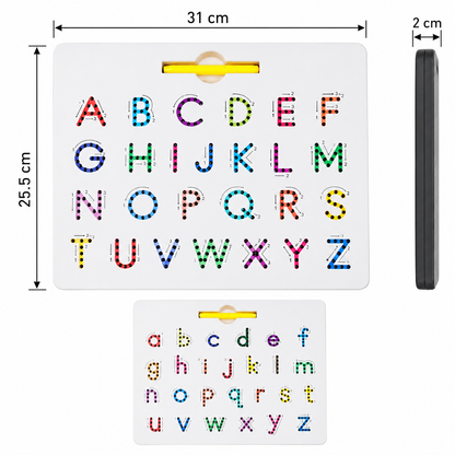 Double-Sided Letter, Number & Shape Practice Board