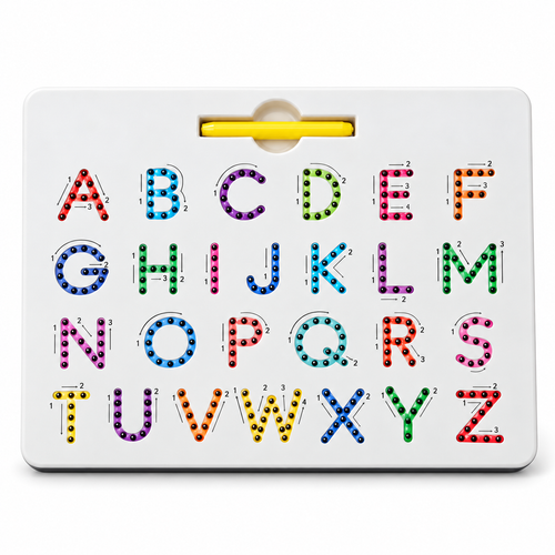 Double-Sided Letter, Number & Shape Practice Board